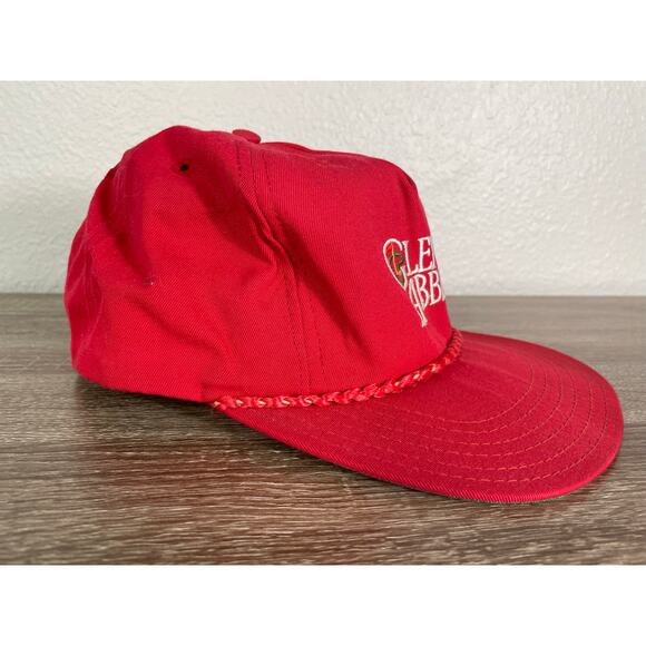Vintage Glen Abbey Golf Snapback Hat Red Rope Cap New Era Pro Model USA Large - Picture 6 of 8